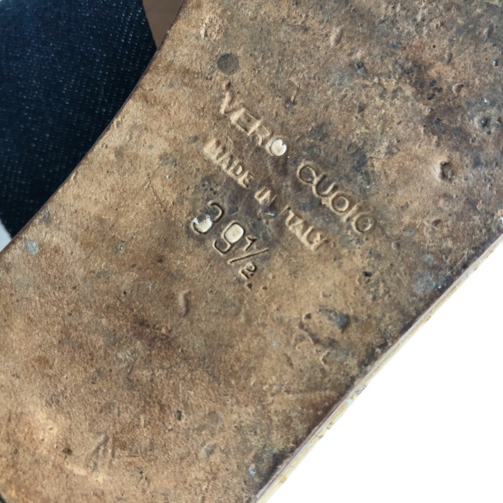 Club Monaco Florin Platform Denim Sandals - Picture 8 of 8